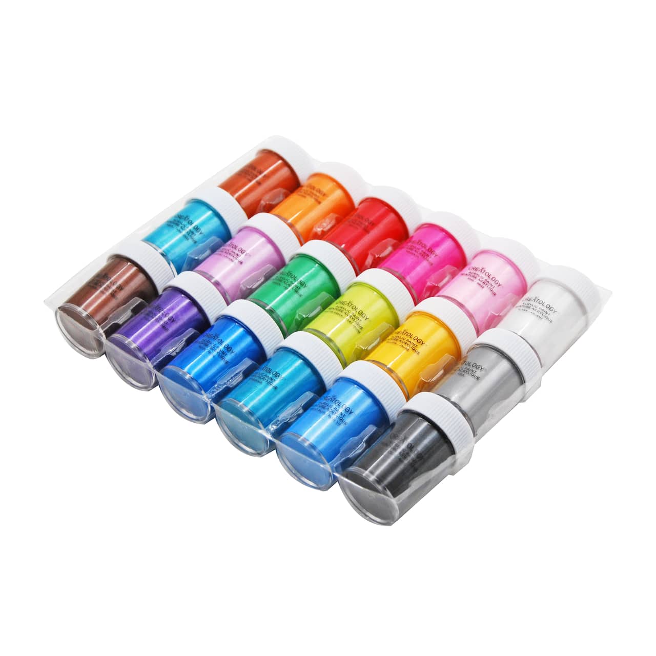 6 Packs: 18 ct. (108 total) Metallic Acrylic Paint Set by Creatology™